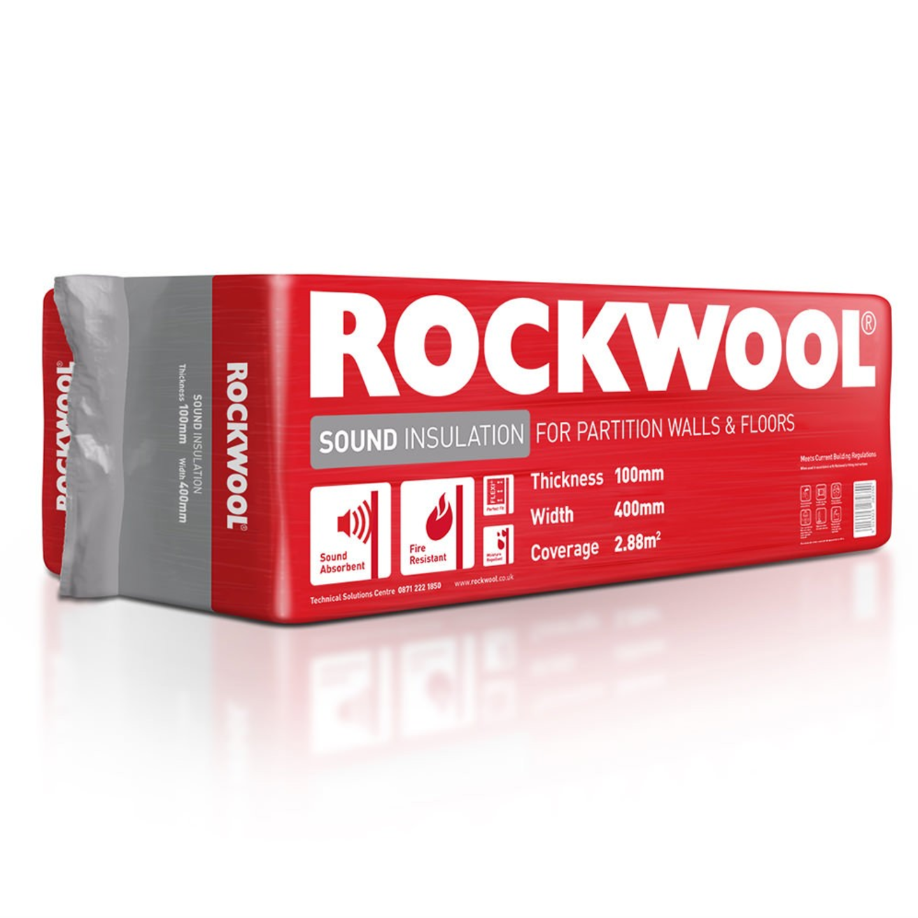 Rockwool Flexi Acoustic Insulation Slabs | 50mm
