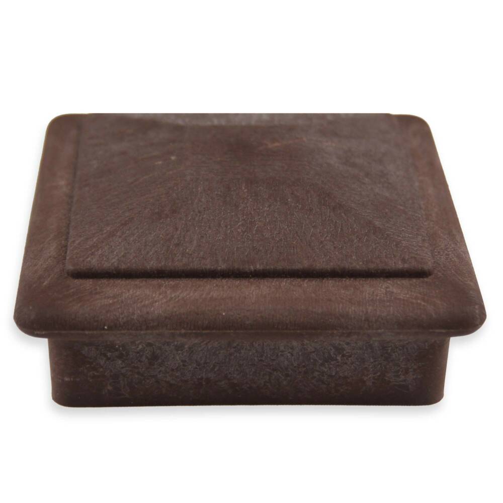 Aged Oak Composite Fence Post Cap