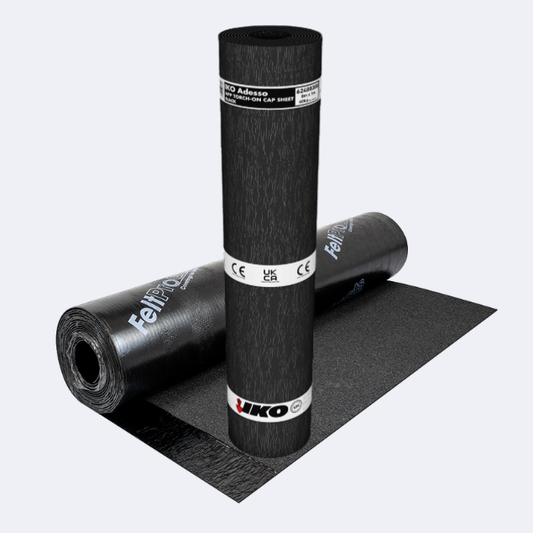 IKO Adesso Torch-On APP Capsheet | 8m x 1m | Black