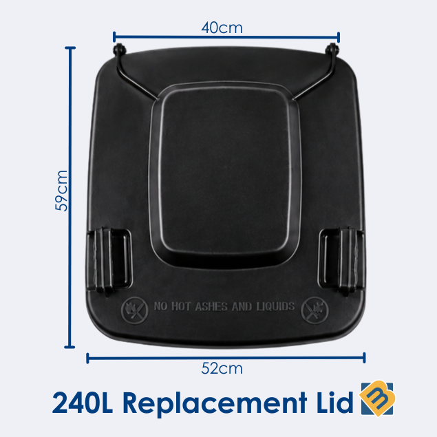 Replacement Wheelie Bin Lid | 240 Litre