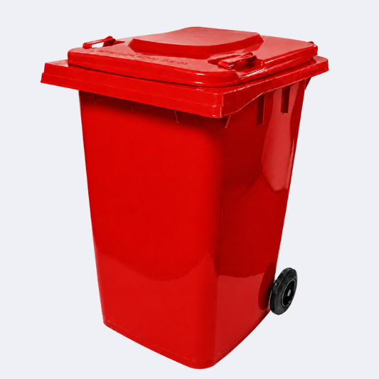 360L Wheelie Bin | Red