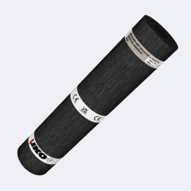 IKO Glass Universal Torch-On Underlay | 16m x 1m | Black