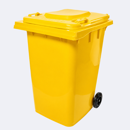 360L Wheelie Bin | Yellow