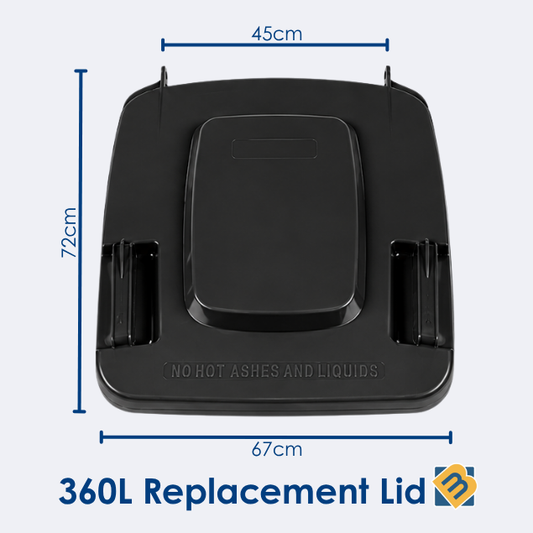 Replacement Wheelie Bin Lid | 360 Litre