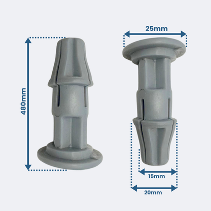 Wheelie Bin Lid Pins | 48mm x 20mm