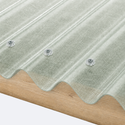 10ft Corrugated Plastic Roofing Sheet 705mm x 0.8mm | 3000mm