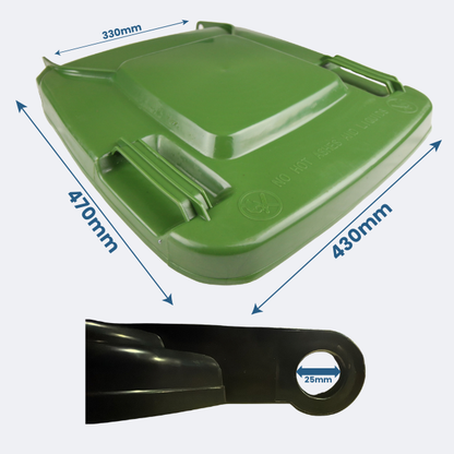 Replacement Wheelie Bin Lid | 120 Litre