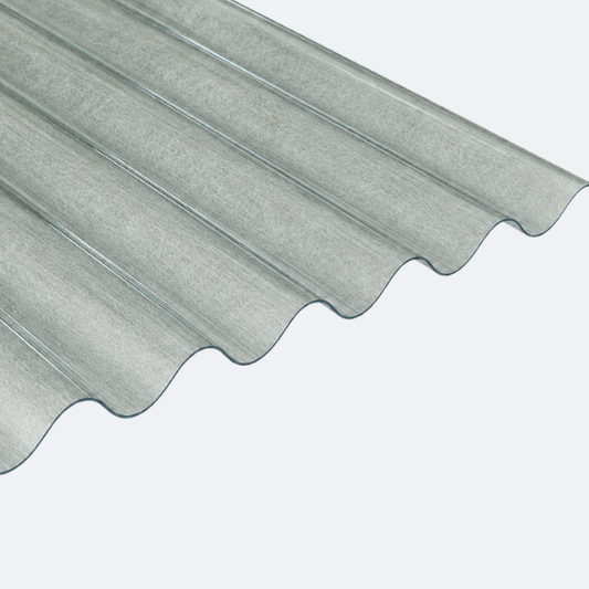 6ft Corrugated Plastic Roofing Sheet 705mm x 0.8mm | 1830mm