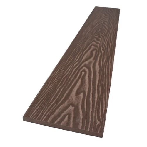 Walnut Brown Composite Fascia Board 4m