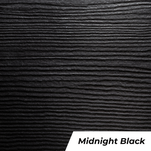 Hardie® VL Plank | Cedar Textured | Fibre Cement Cladding Boards | By James Hardie™ Midnight Black