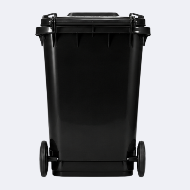 360L Wheelie Bin | Yellow