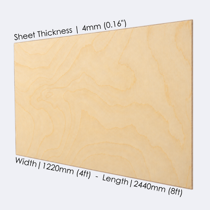 BULK BUY | Birch Plywood | 4mm