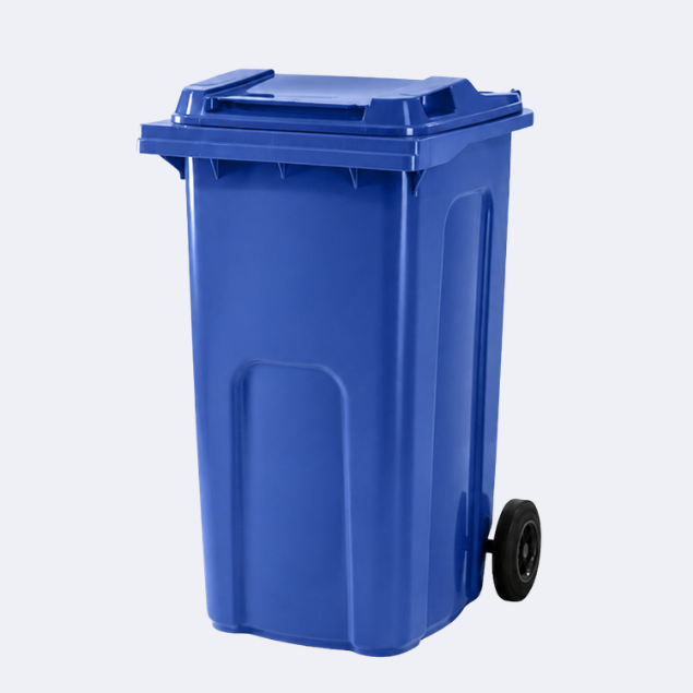240 Litre Household Council Wheelie Bin | Blue | MGB