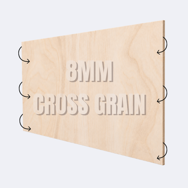 Flexible Plywood Cross Grain | 8mm