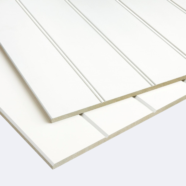 MDF Primed Wall Panel Cross Grain | 9mm | 8x4ft