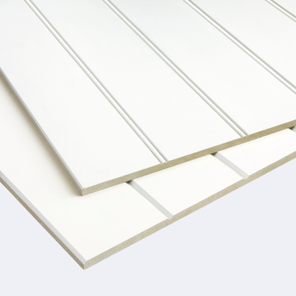 MDF Primed Wall Panel Cross Grain | 9mm | 8x4ft