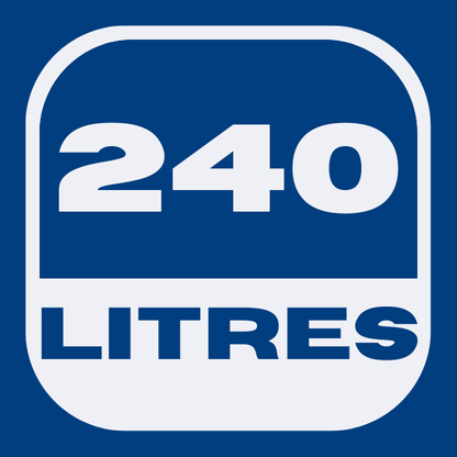 240 Litre Household Council Wheelie Bin | Green | MGB