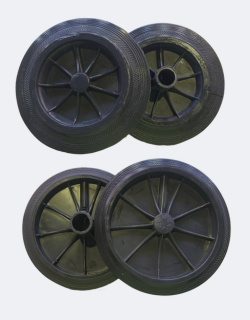 Replacement Wheels (Pair) - Pair of Replacement Wheelie Bin Wheels