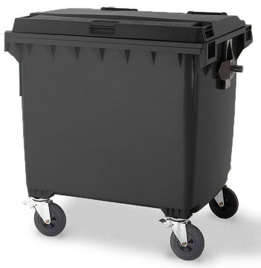 1100L Wheelie Bin | Grey