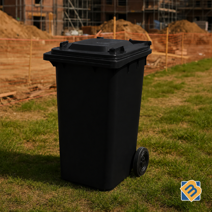 240 Litre Wheelie Bin | Yellow