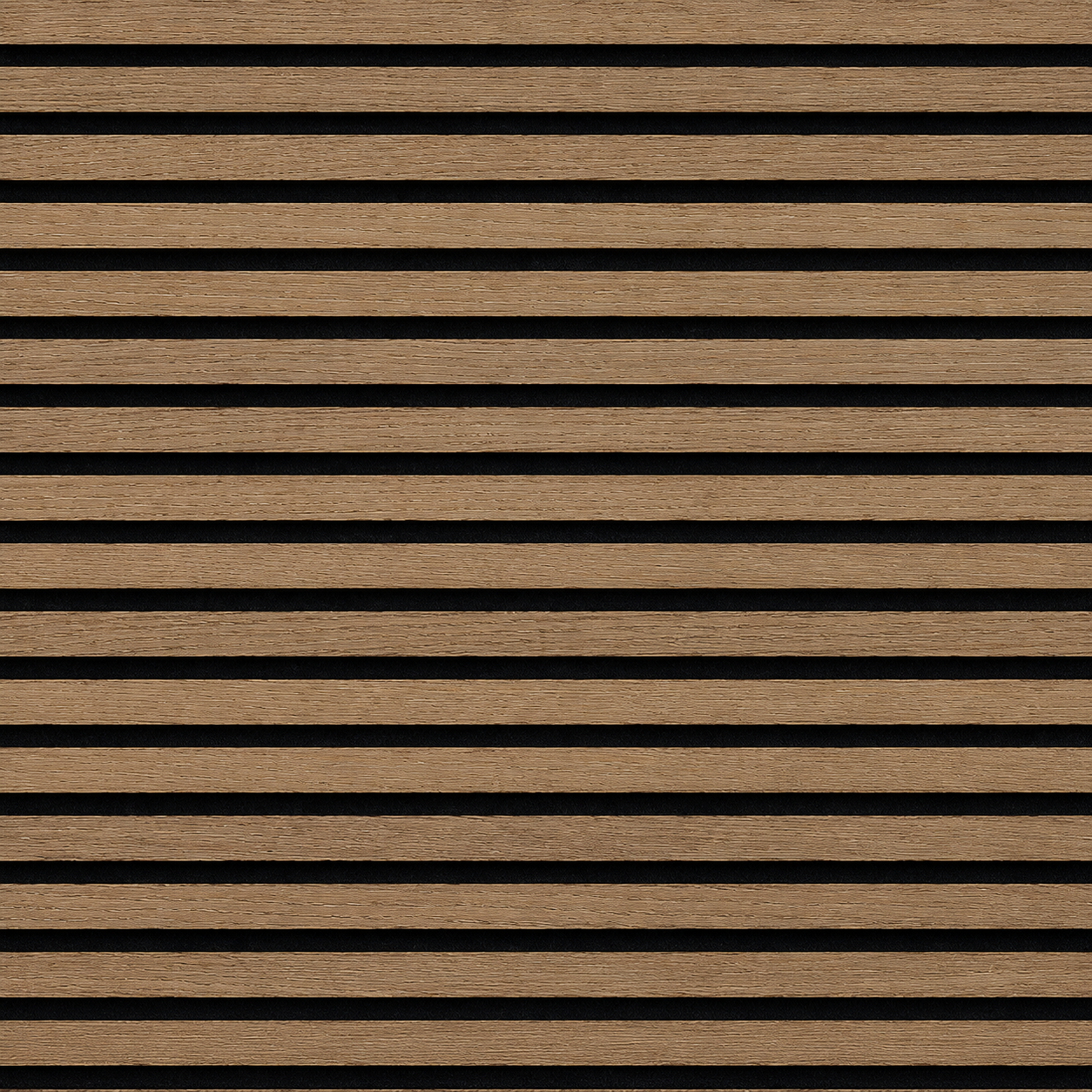 Slatpanel | Walnut With Black Felt | Acoustic Wall Panel | Extra Large Board