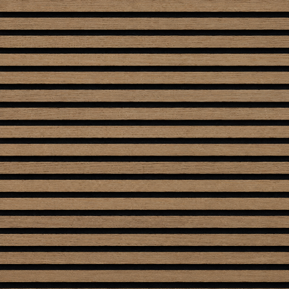 Slatpanel | Walnut With Black Felt | Acoustic Wall Panel | Extra Large Board