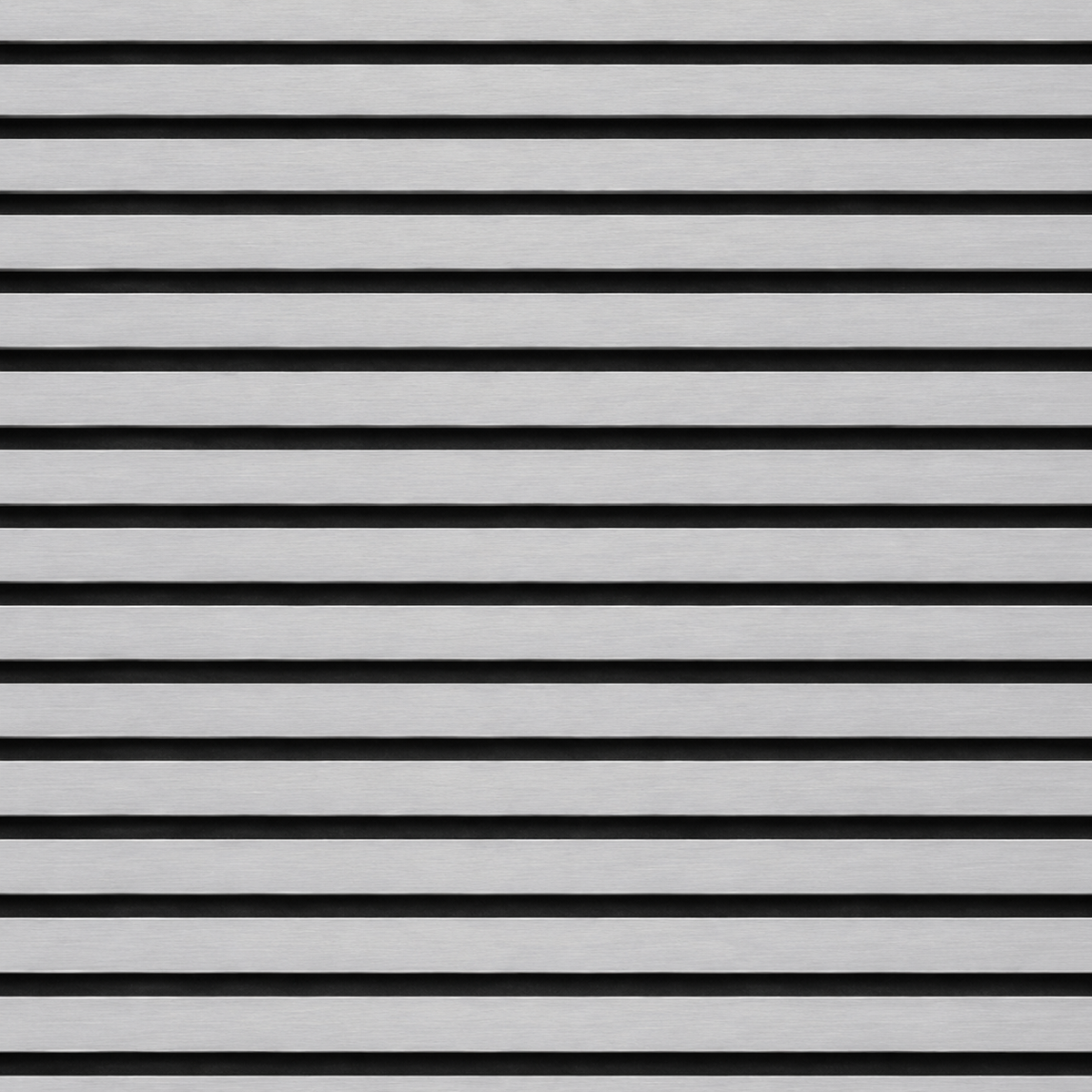 Slatpanel | Silver With Black Felt | Acoustic Wall Panel | Full Board | 2400mm x 600mm