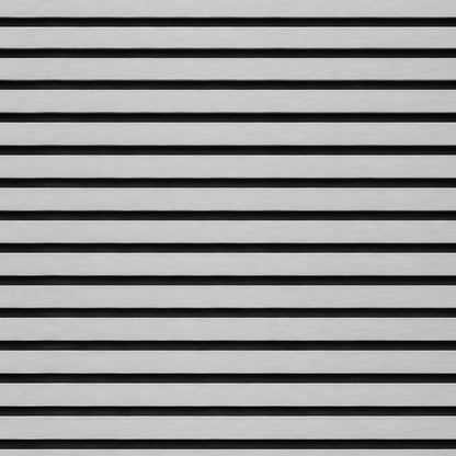 Slatpanel | Silver With Black Felt | Acoustic Wall Panel | Half Board | 1200mm x 600mm