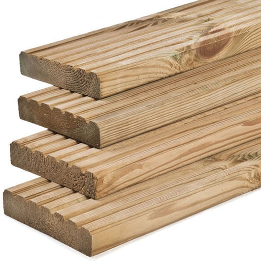 10ft | Timber Decking Boards | 6" 145mm x 30mm | 3m |