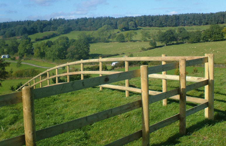 Half Round Timber Fence Rails 4" | 3.6m (12ft)