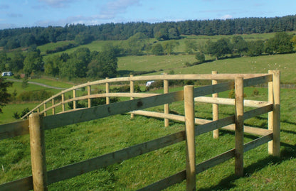 Half Round Timber Fence Rails 4" | 1.8m (6ft)