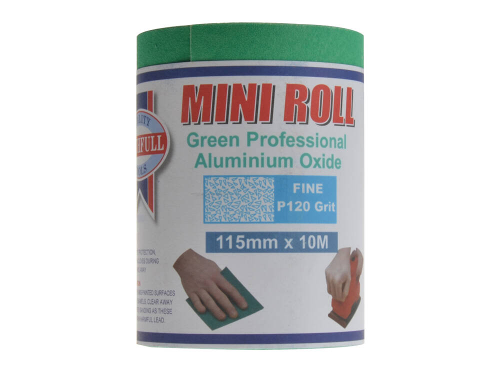 Alox Paper Roll Green 115mm X 10M 120G