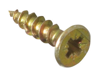 Yellow Zinc Plated Chipboard Screws