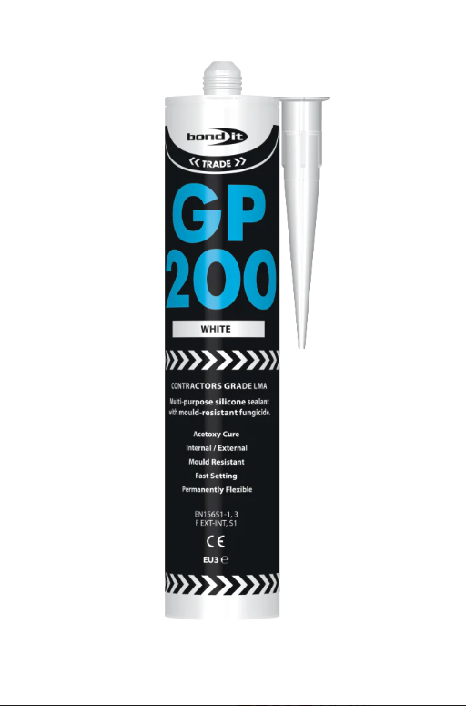 GP200 General Purpose Silicone Sealant Contractors Grade LMA