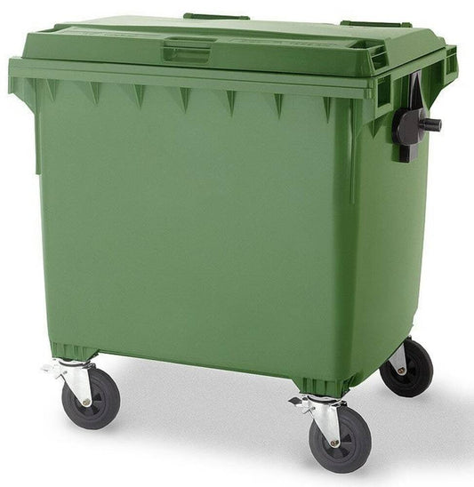 1100L Wheelie Bin | Green