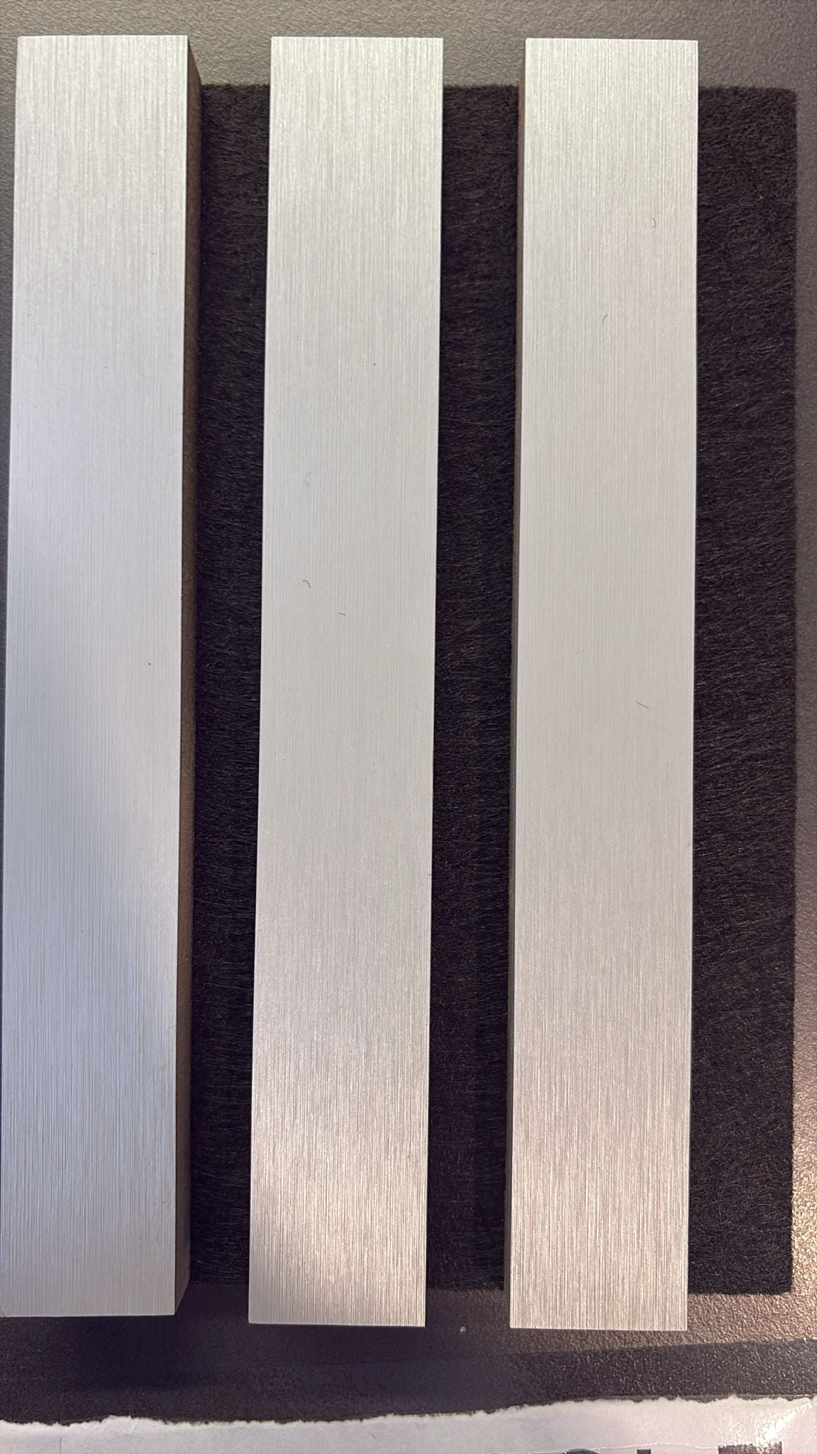 Slatpanel Silver Grey Acoustic Wall Panel Sample (FREE)