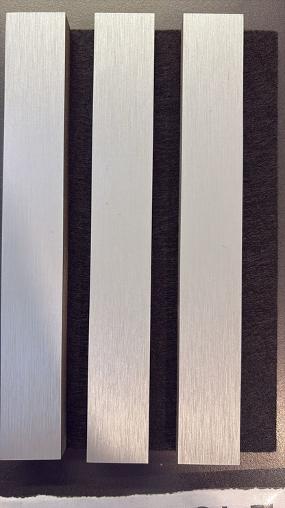 Slatpanel Silver Grey Acoustic Wall Panel Sample (FREE)