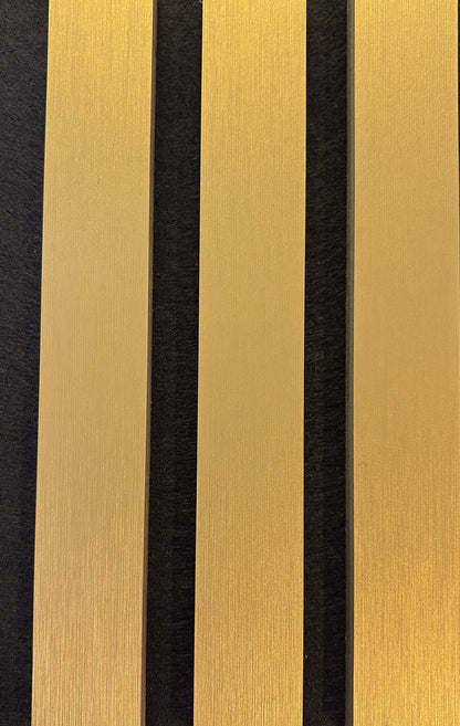 Slatpanel Gold Acoustic Wall Panel Sample (FREE)