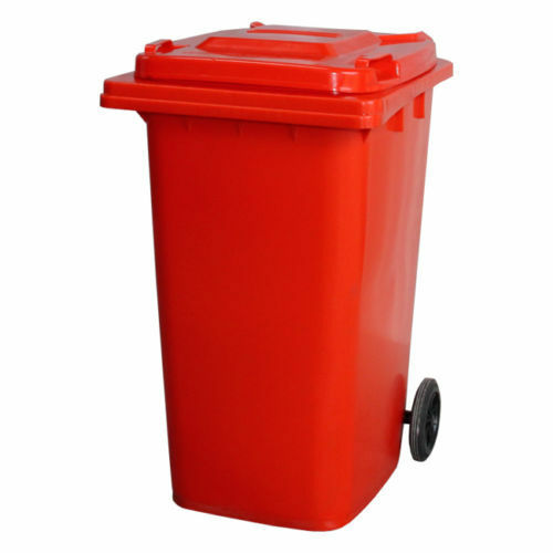 120 Litre Wheelie Bin | Red