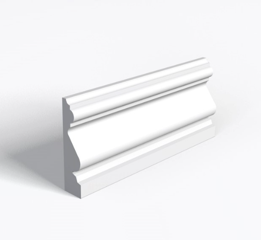 MDF Architrave Door Set | Primed White | Regency 18mm x 80mm (2 lengths of 2.15m and 1 length of 1.1m)
