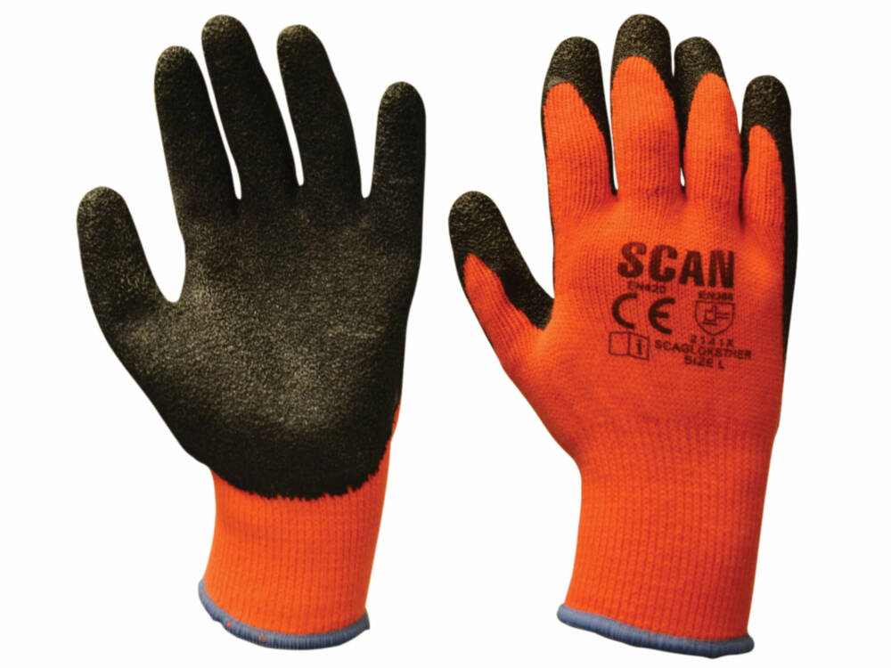 Thermal Latex Coated Glove Sz 9