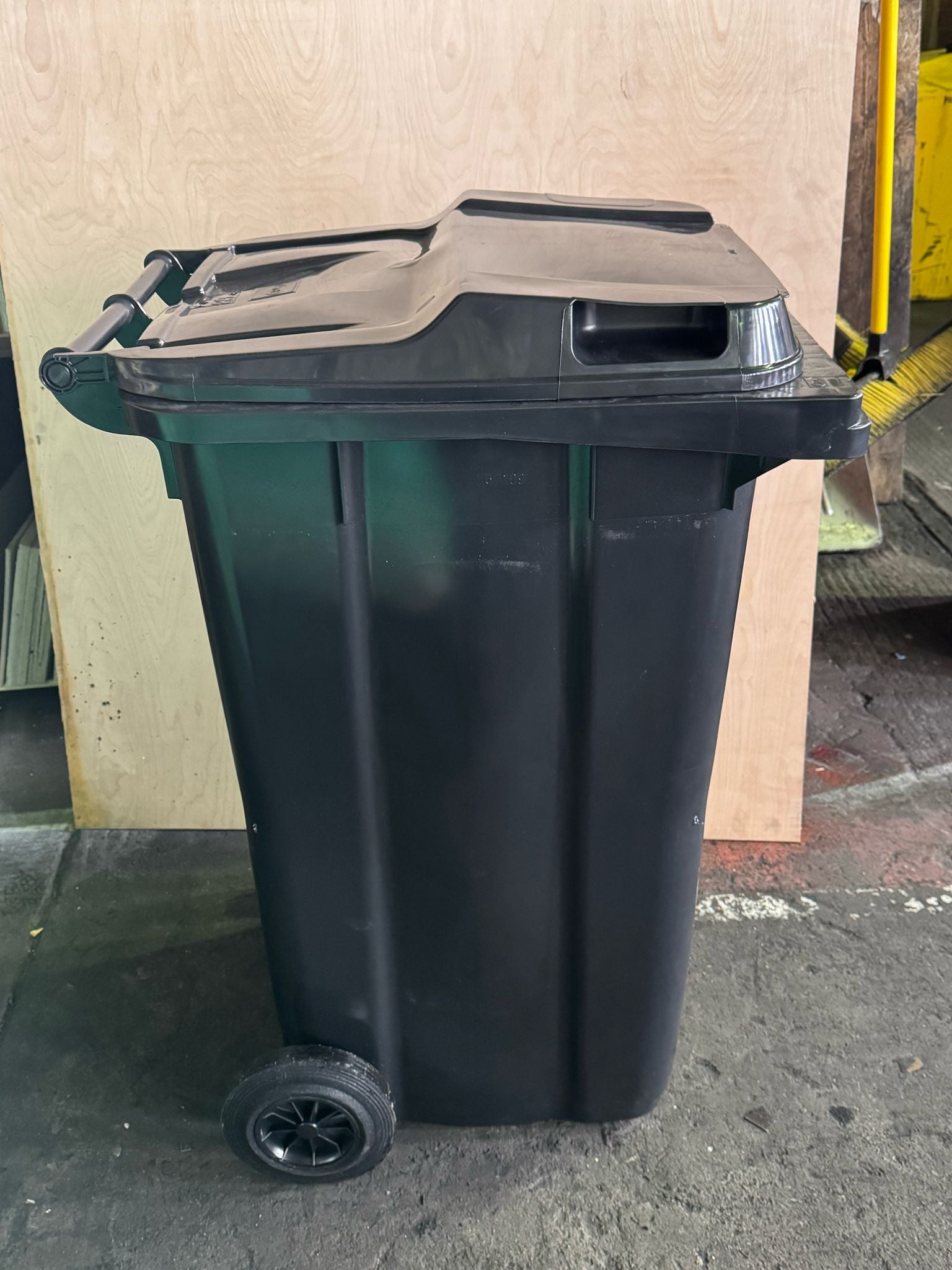 240 Litre Household Council Wheelie Bins Black MGB