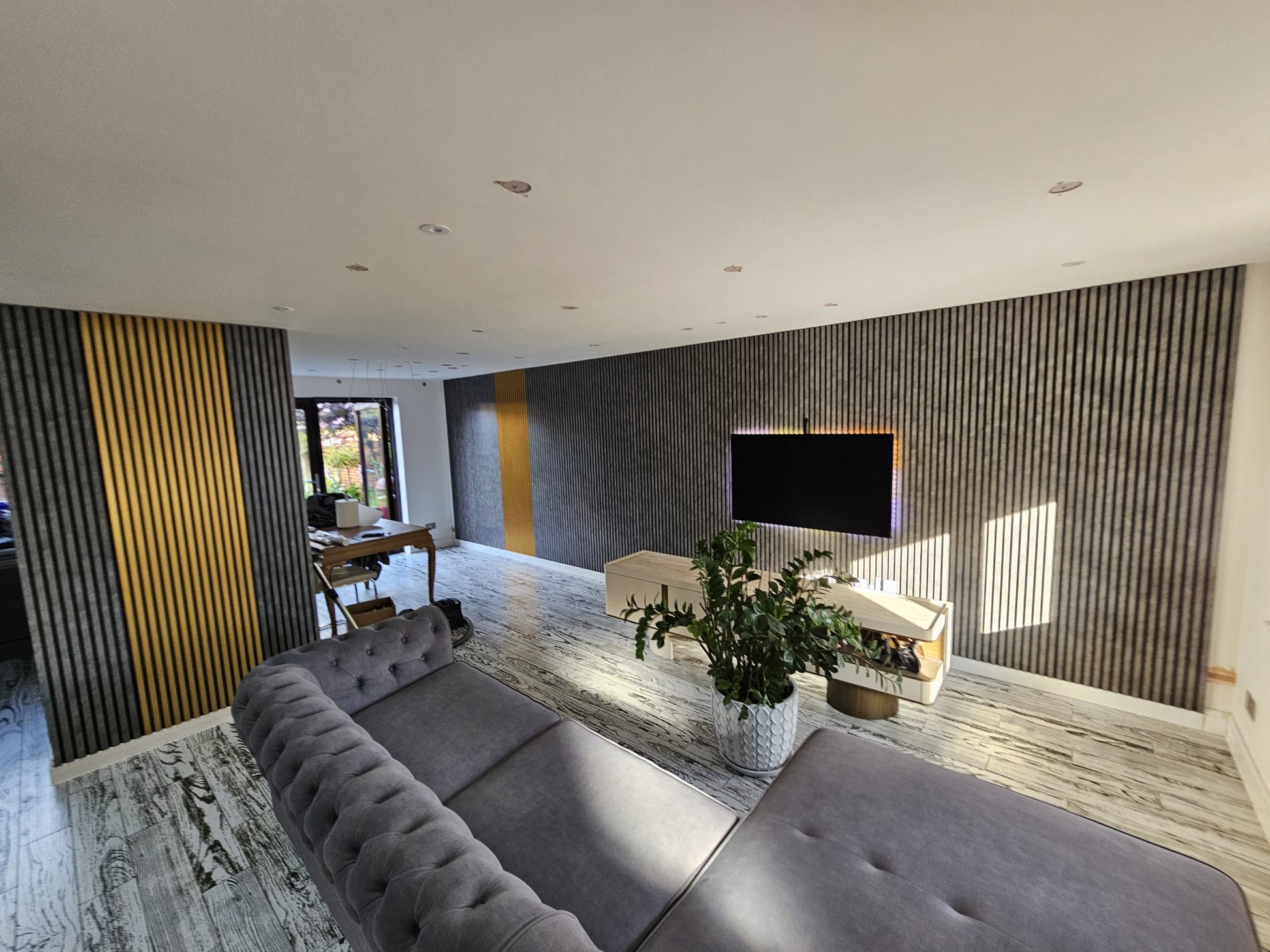 Slatpanel Gold Acoustic Wall Panel