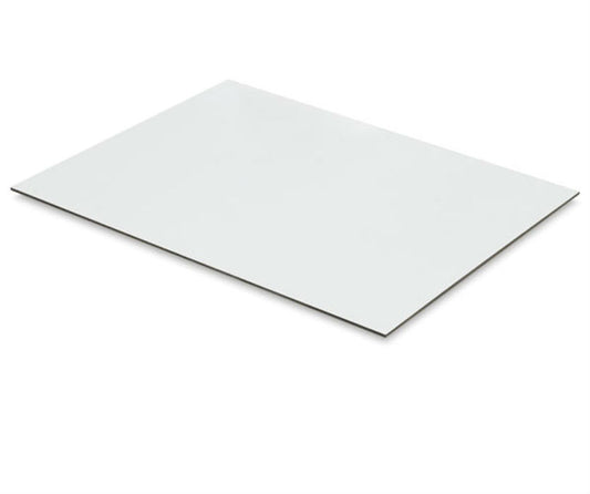 White Faced Hardboard Sheets | 3.2mm 2ft x 1ft