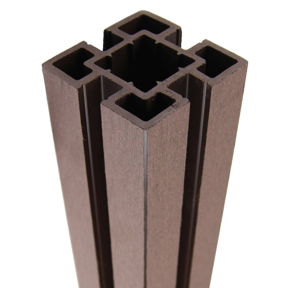 Aged Oak Composite Fence Post | 2.1m (7ft) – BuildersMerchant.com