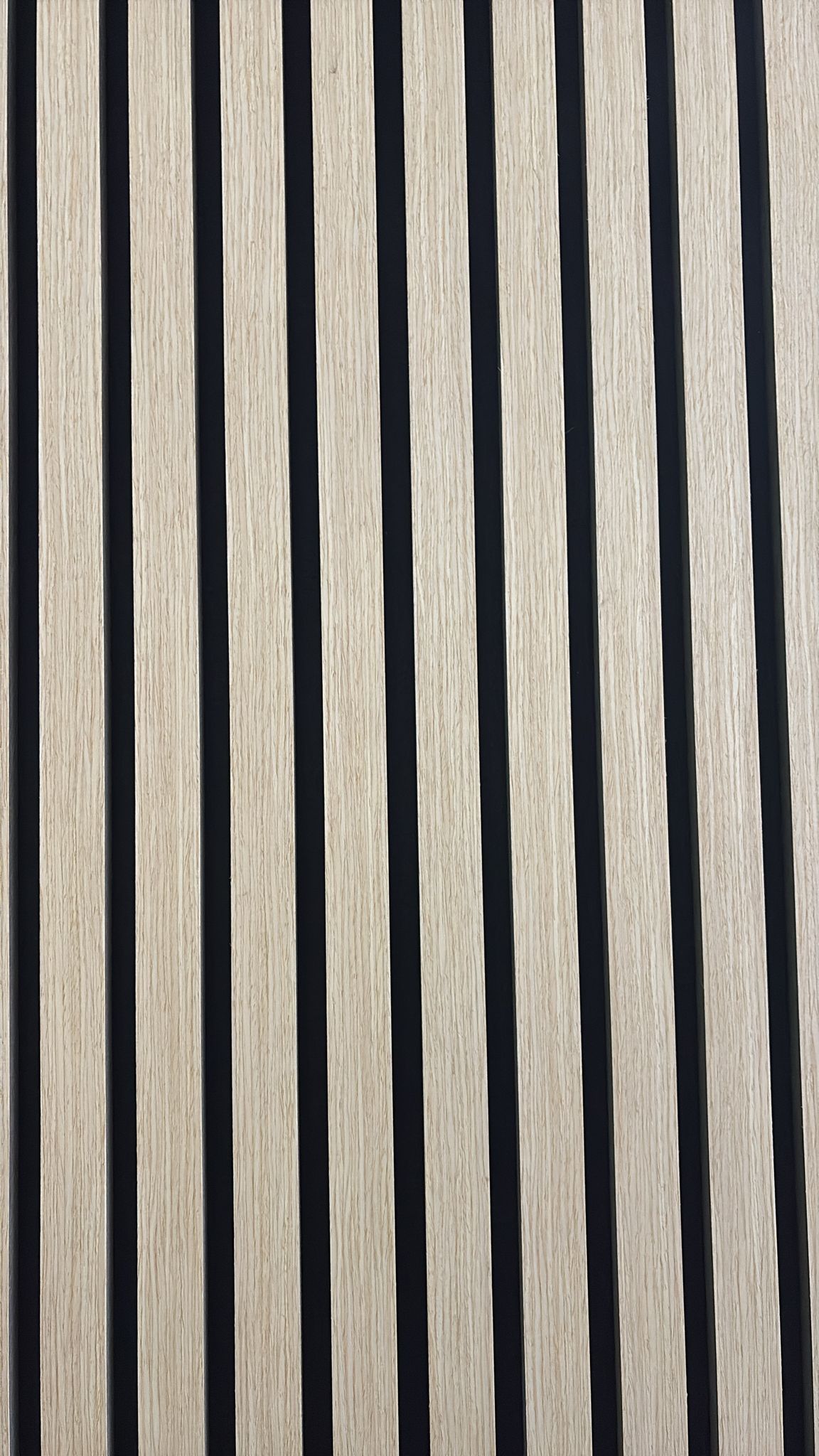 Slatpanel Beech with Black Felt Acoustic Wall Panel