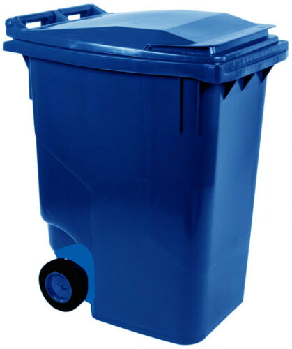 blue 360l wheelie bin