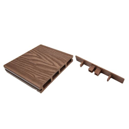 Composite Decking End Cap Walnut Brown