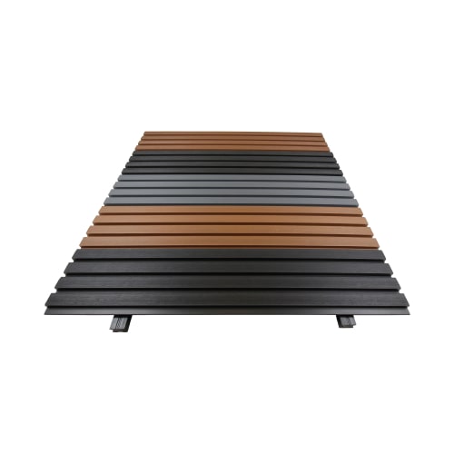 Stone Grey Composite Slatted Cladding Board | 2.4m (8ft)