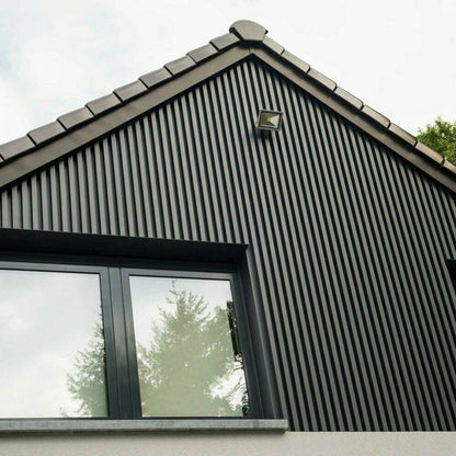 Midnight Black Composite Slatted Cladding Board | 3.4m